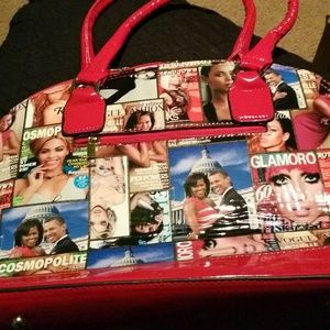 FREE GIFT*Magazine print Michelle Obama purse